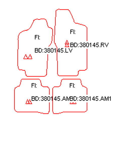 Automatten Lancia Delta / Delta HPE (1998-1996)
