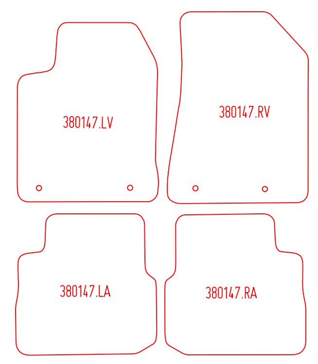 Automatten Lancia Delta (2011-2011)