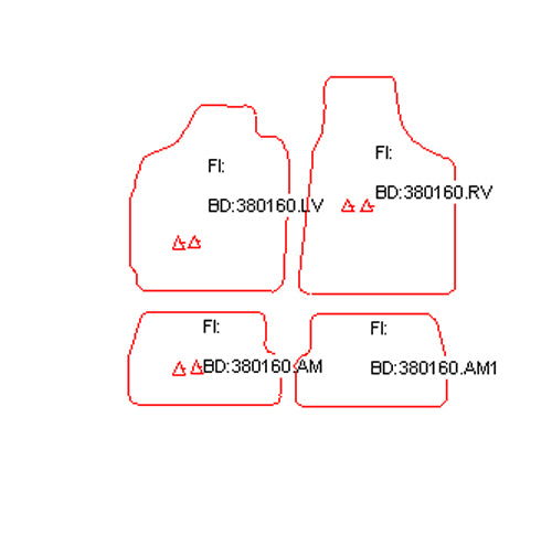 Automatten Lancia Ypsilon (1993-1993)