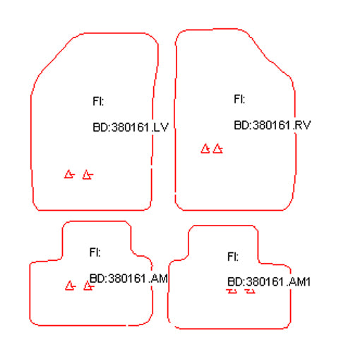 Automatten Lancia Ypsilon (2000-2000)