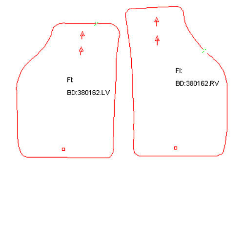 Automatten Lancia Ypsilon (2006-2006)