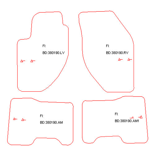 Automatten Lancia Kappa sedan / Kappa Coupe coupe / Kappa SW stationwagon (1997-2000)