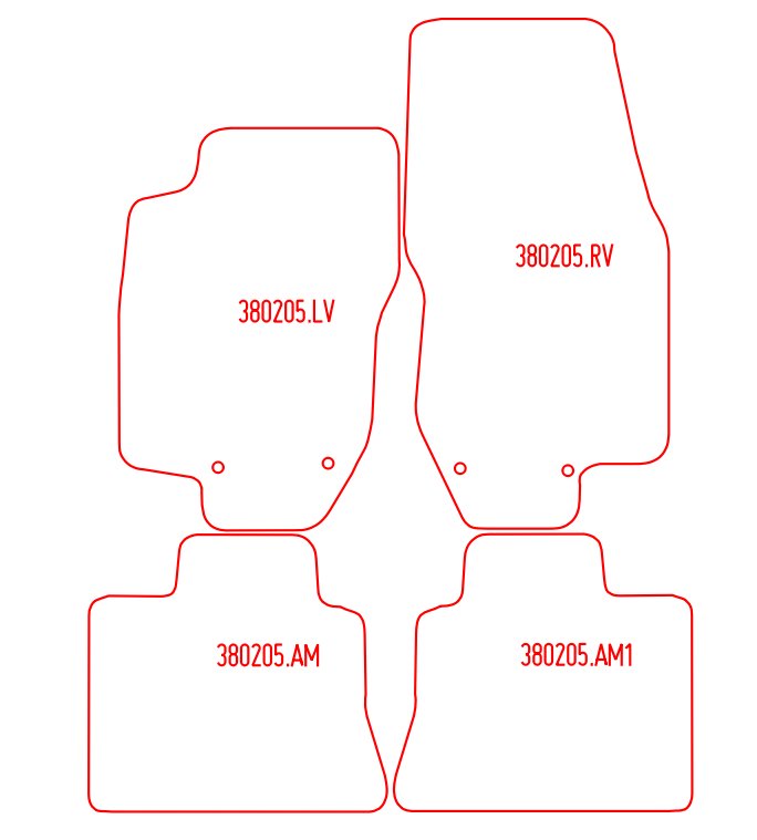Automatten Lancia Lybra sedan / Lybra SW stationwagon (2001-2001)
