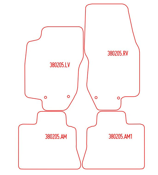 Automatten Lancia Lybra sedan / Lybra SW stationwagon (2001-2001)