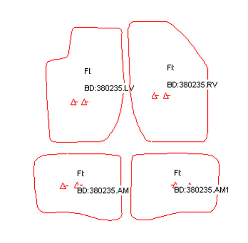 Automatten Lancia Thema sedan / Thema stationwagon (1989-1992)