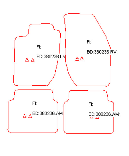 Automatten Lancia Thema sedan / Thema stationwagon (1993-1994)