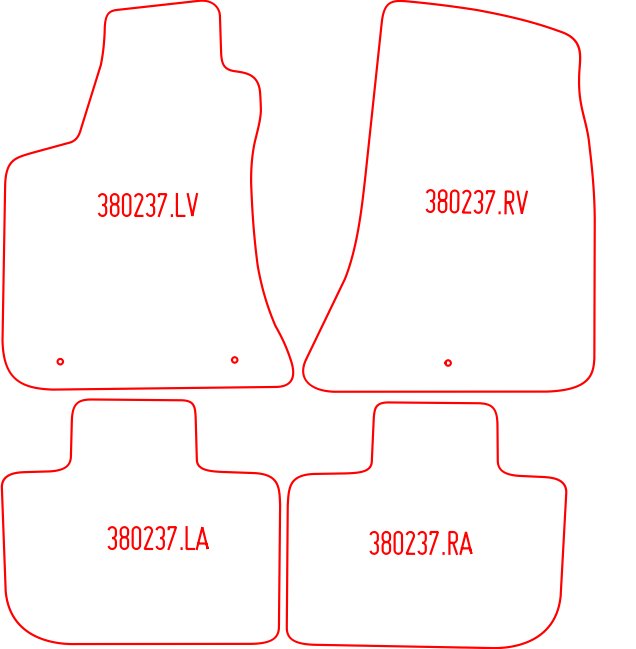 Automatten Lancia Thema (2011-2014)