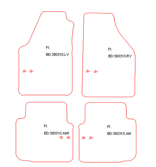 Automatten Lancia Musa (2008-2008)