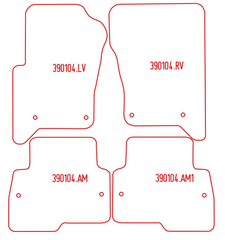 Automatten Land Rover Discovery III (2004-2010)