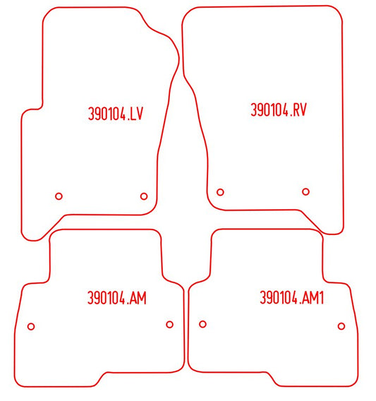 Automatten Land Rover Discovery III (2004-2010)