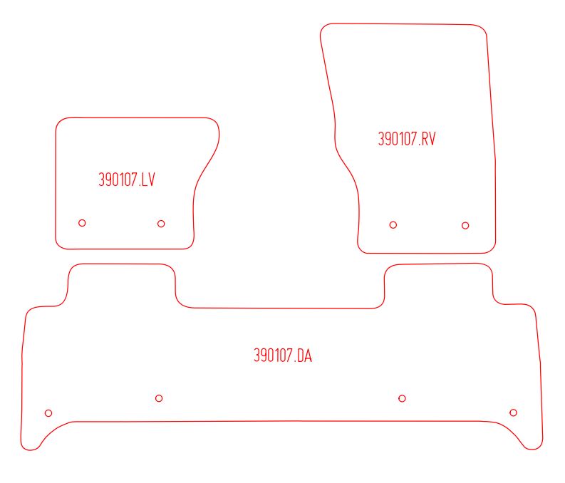 Automatten Land Rover Discovery V (2017-Heden)