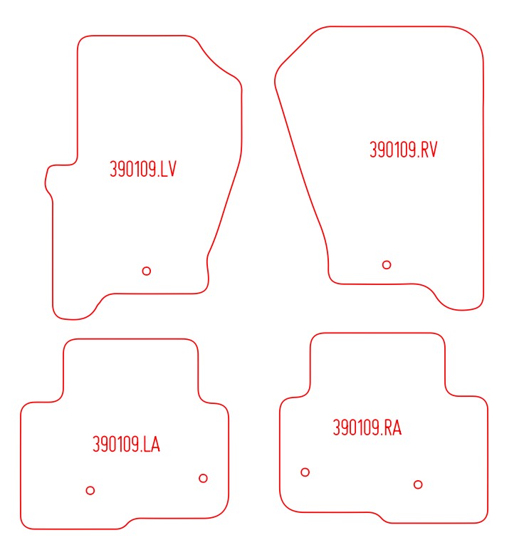 Automatten Land Rover Discovery IV (2010-2016)