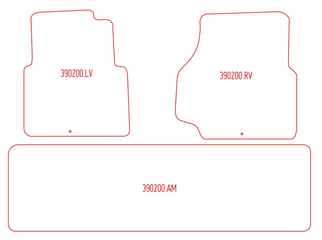 Automatten Land Rover Defender 90 (1991-2007)