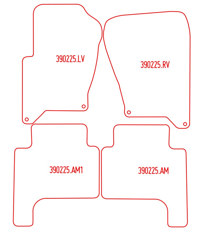 Automatten Land Rover Range Rover Sport (2005-2009)