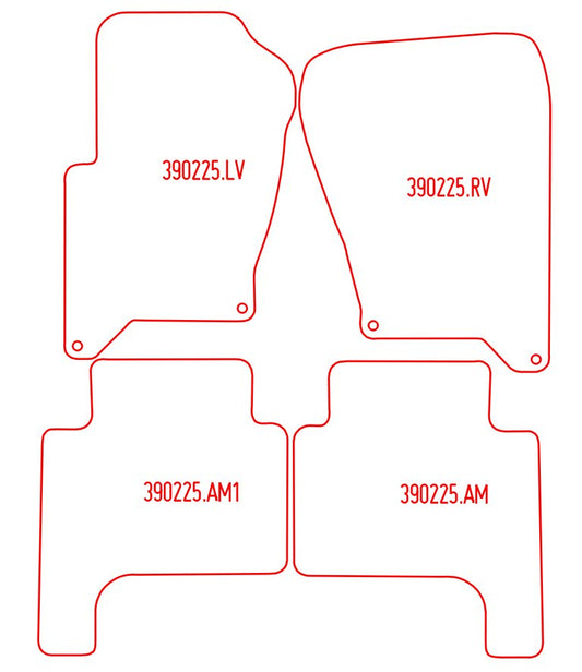 Automatten Land Rover Range Rover Sport (2005-2009)