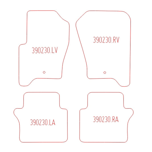 Automatten Land Rover Range Rover Sport (2009-2014)