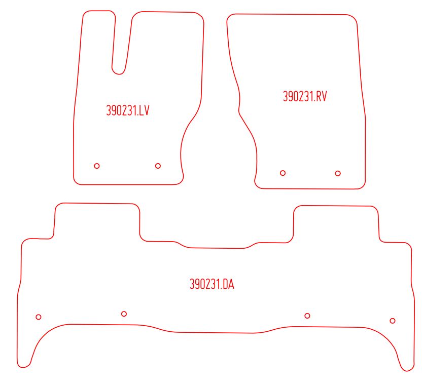 Automatten Land Rover Range Rover Sport (2014-2022)