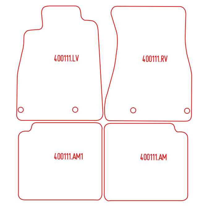 Automatten Lexus GS (1997-2005)