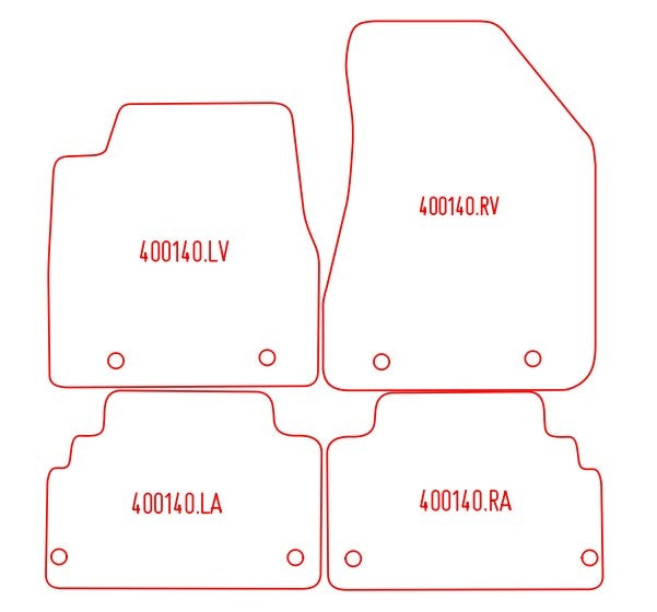 Automatten Lexus RX (2003-2009)