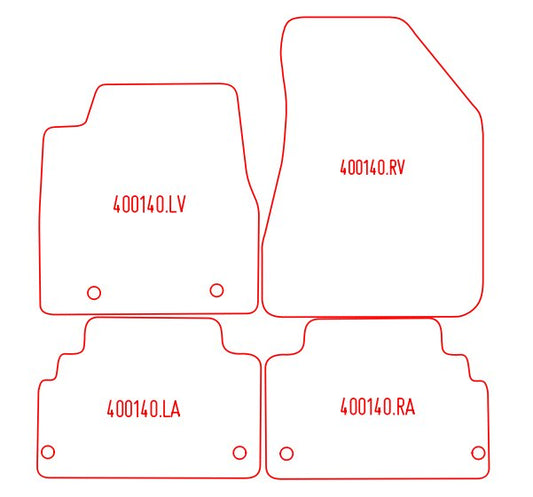 Automatten Lexus RX (2003-2009)