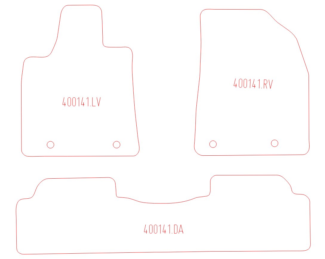 Automatten Lexus RX (2009-2015)