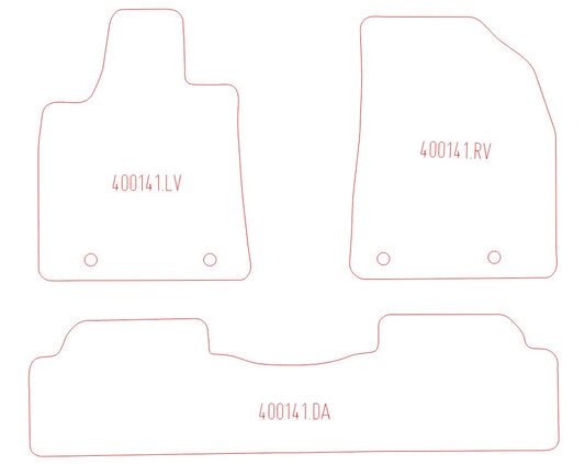Automatten Lexus RX (2009-2015)