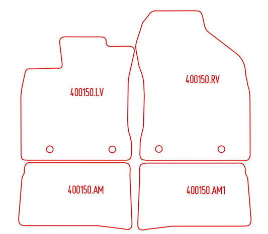 Automatten Lexus CT (2011-2018)