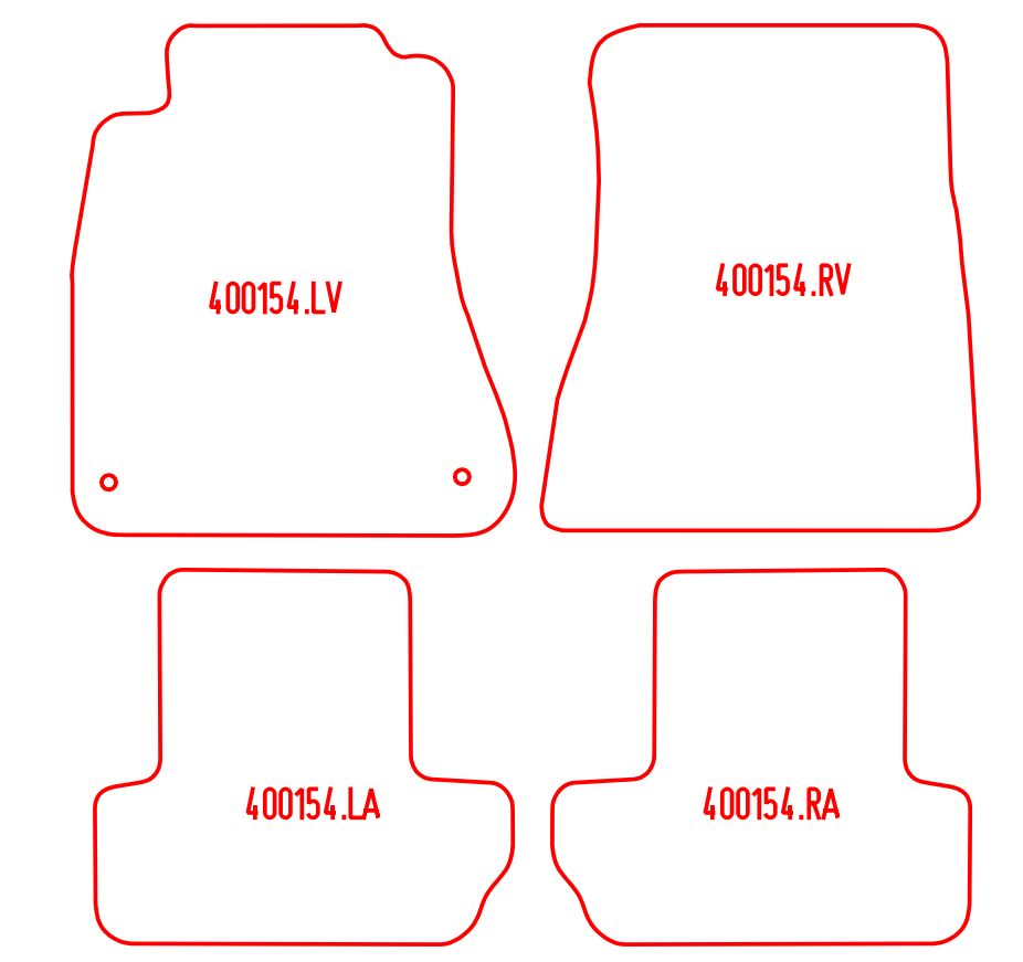 Automatten Lexus IS C (2009-2014)