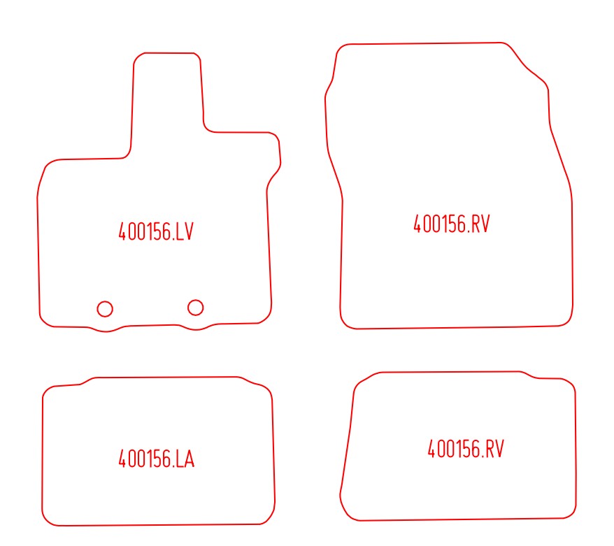 Automatten Lexus LBX (2023-Heden)