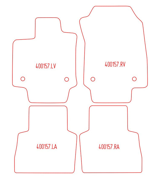 Automatten Lexus NX (2021-Heden)