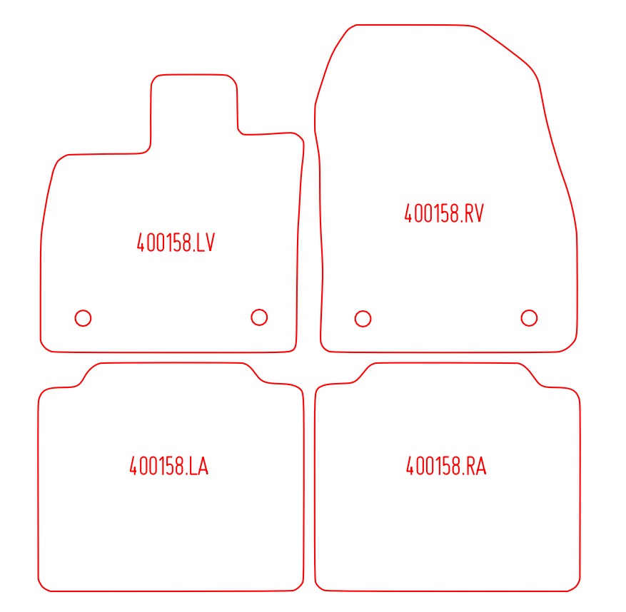 Automatten Lexus RZ (2023-Heden)