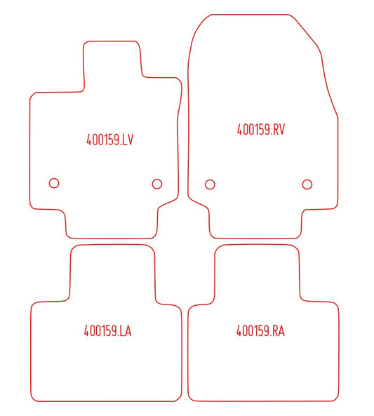 Automatten Lexus RX (2023-Heden)