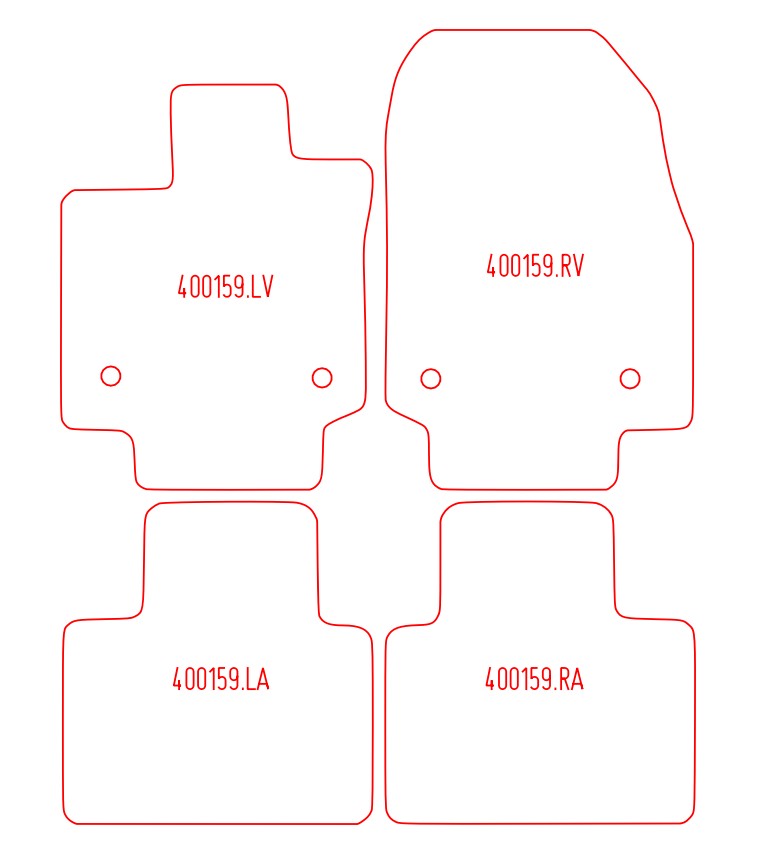 Automatten Lexus RX (2023-Heden)