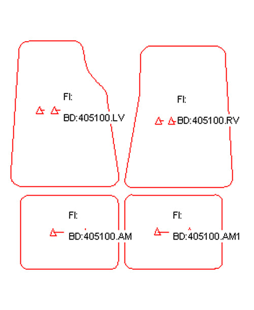 Automatten Lincoln Town Car (1998-2003)