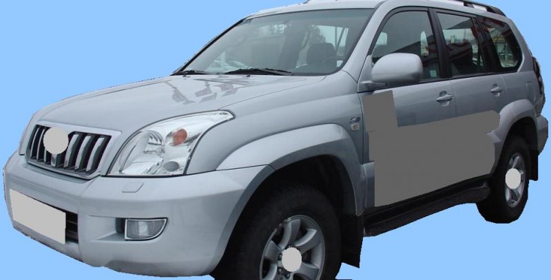 Kofferbakmat Toyota Land Cruiser 120 suv (2002-2009) - Carbox