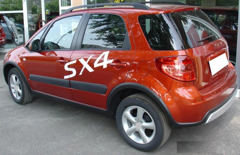 Kofferbakmat Suzuki SX4 terreinwagen (2006-2010) - Carbox