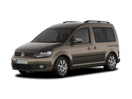 Kofferbakmat Guardliner - Volkswagen Caddy Maxi Trendline, Comfortline, Highline / 5 deurs mpv van 10-2007 t/m heden / 7zitter - achter 3e zitrij - Guardliner Kofferbakmat