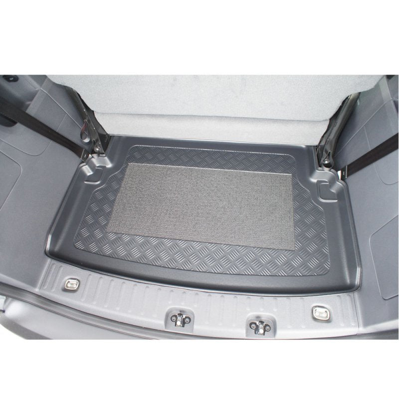 Kofferbakmat Guardliner - Volkswagen Caddy Maxi Trendline, Comfortline, Highline / 5 deurs mpv van 10-2007 t/m heden / 7zitter - achter 3e zitrij - Guardliner Kofferbakmat