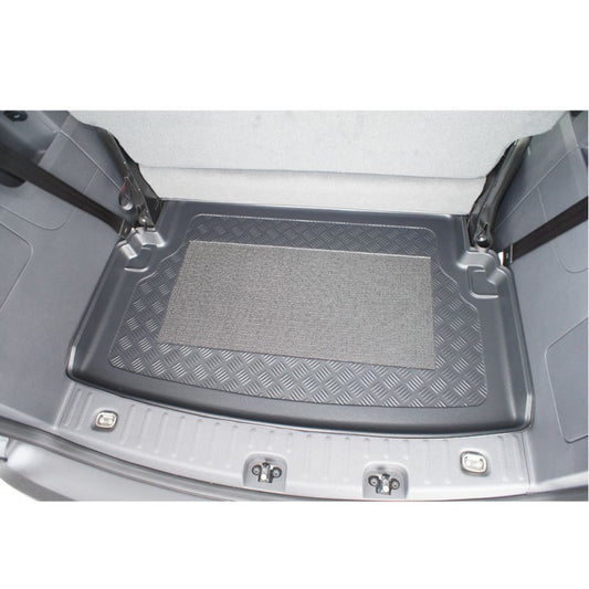 Kofferbakmat Guardliner - Volkswagen Caddy Maxi Trendline, Comfortline, Highline / 5 deurs mpv van 10-2007 t/m heden / 7zitter - achter 3e zitrij - Guardliner Kofferbakmat