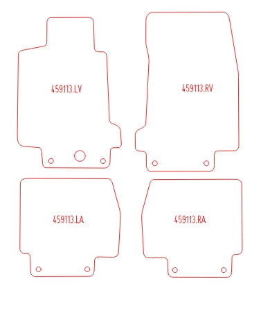 Automatten Maserati GranTurismo (2007-Heden)