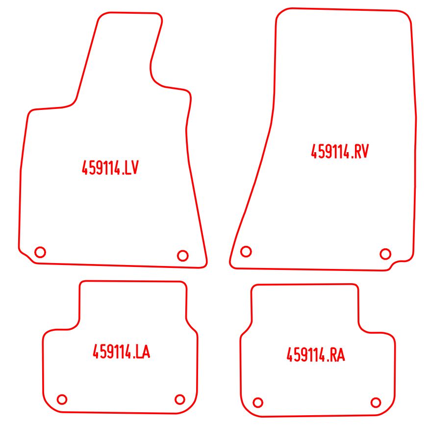 Automatten Maserati Ghibli (2013-2020)