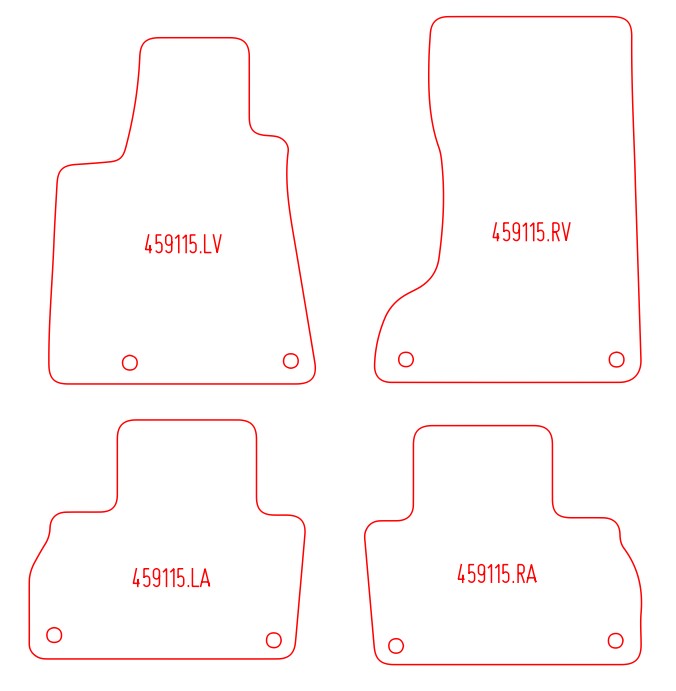 Automatten Maserati Levante (2017-Heden)