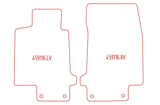 Automatten Maserati GranCabrio (2010-Heden)