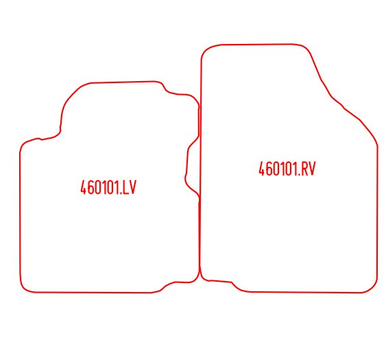 Automatten Mazda 121 (1996-2001)