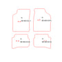 Automatten Mazda 323 (BG) hatchback / 323 (BG) sedan / 323 (BG) stationwagon / 323 F (BG) hatchback (1989-1994)