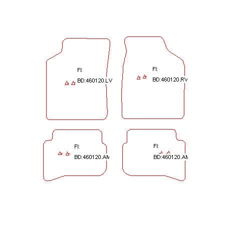Automatten Mazda 323 (BG) hatchback / 323 (BG) sedan / 323 (BG) stationwagon / 323 F (BG) hatchback (1989-1994)