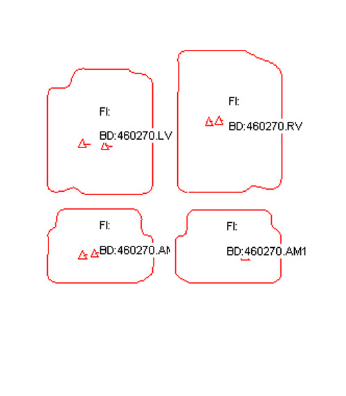 Automatten Mazda 626 (1987-1991)