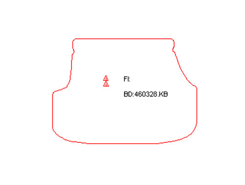 Kofferbakmat Mazda 626 (1998-2002)