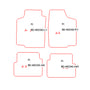 Automatten Mazda 626 hatchback / 626 sedan / 626 stationwagon (1988-1991)