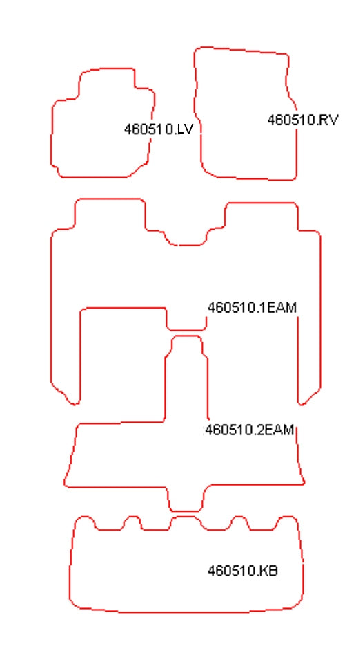 Automatten Mazda MPV (2003-2002)